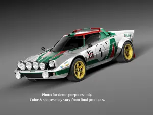 1/10 Lexan Clear RC Car Body Shell for M-Chassis MINI LANCIA STRATOS WB210mm