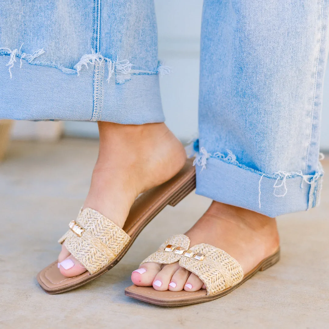 Across The Boardwalk Sandals, Natural