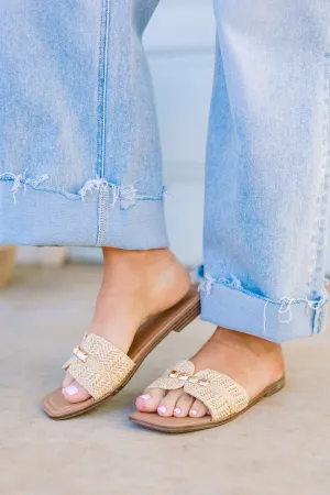 Across The Boardwalk Sandals, Natural