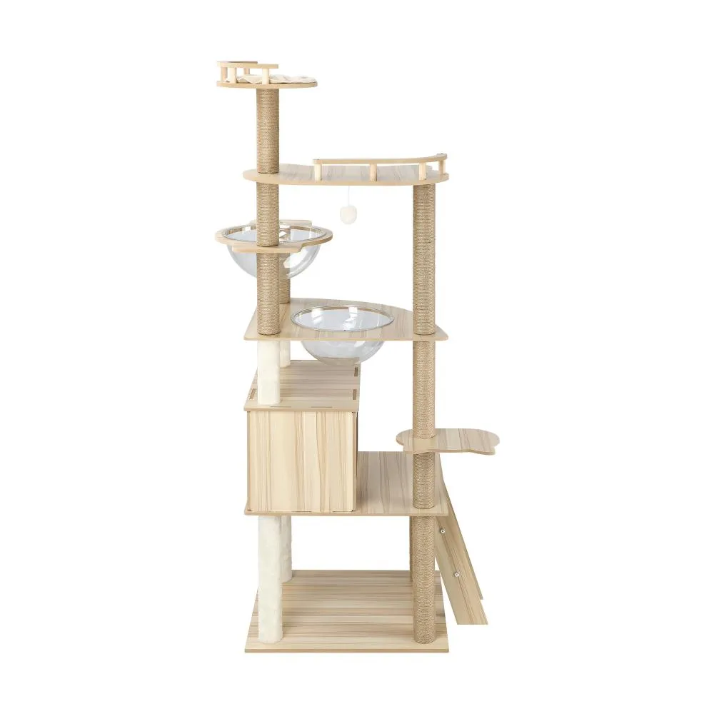 Alopet 174 cm Cat Tree with Scratching Post Cat Condo Ladder