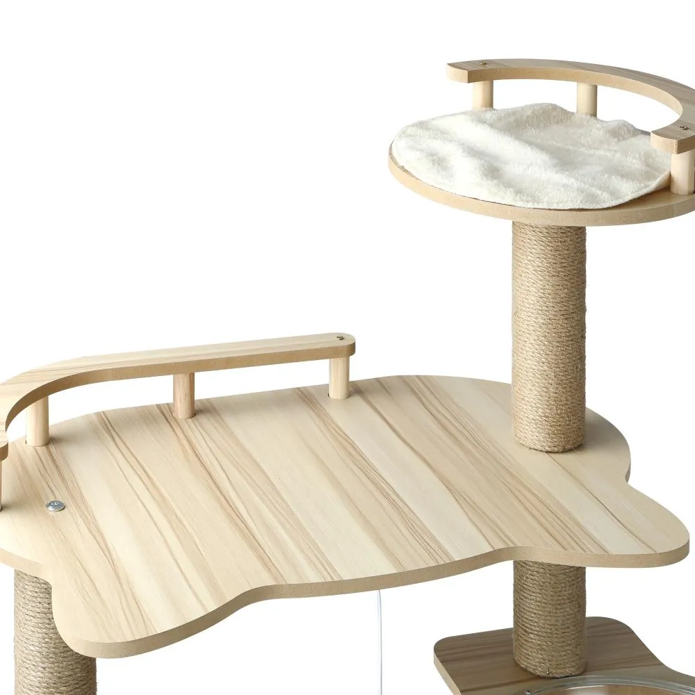 Alopet 174 cm Cat Tree with Scratching Post Cat Condo Ladder