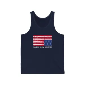 AMERICA IN DISTRESS - Unisex Jersey Tank