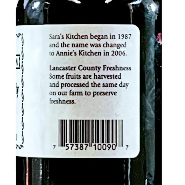 Annie's Kitchen Black Raspberry Jelly