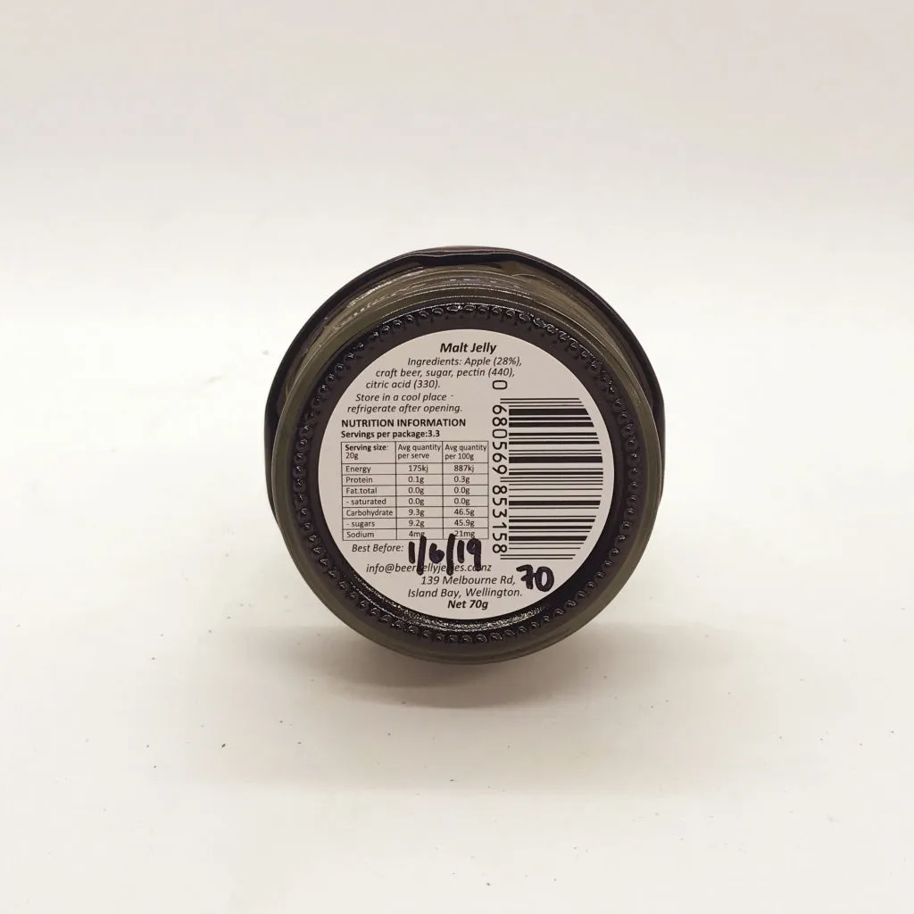 Beer Belly Jellies Malt Jelly 70g