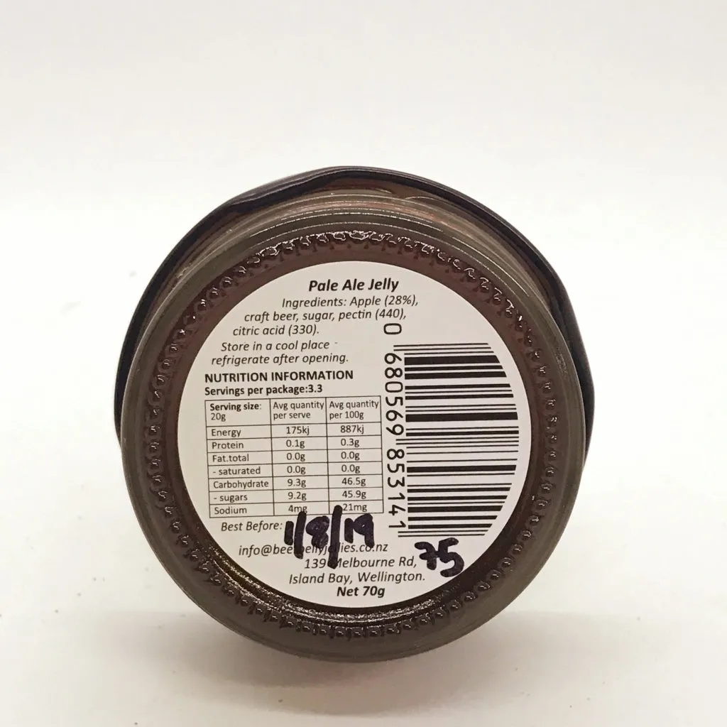 Beer Belly Jellies Pale Ale 70g