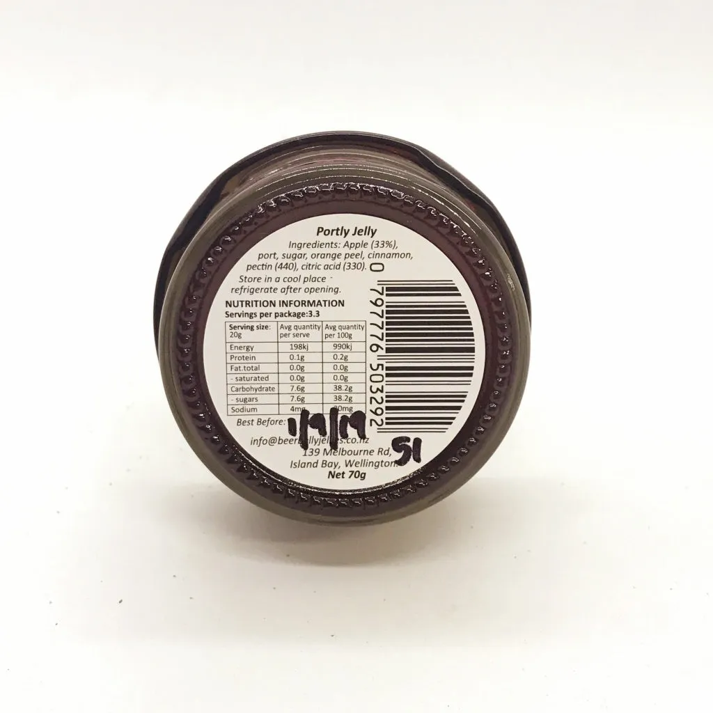 Beer Belly Jellies Portly Jelly 70g