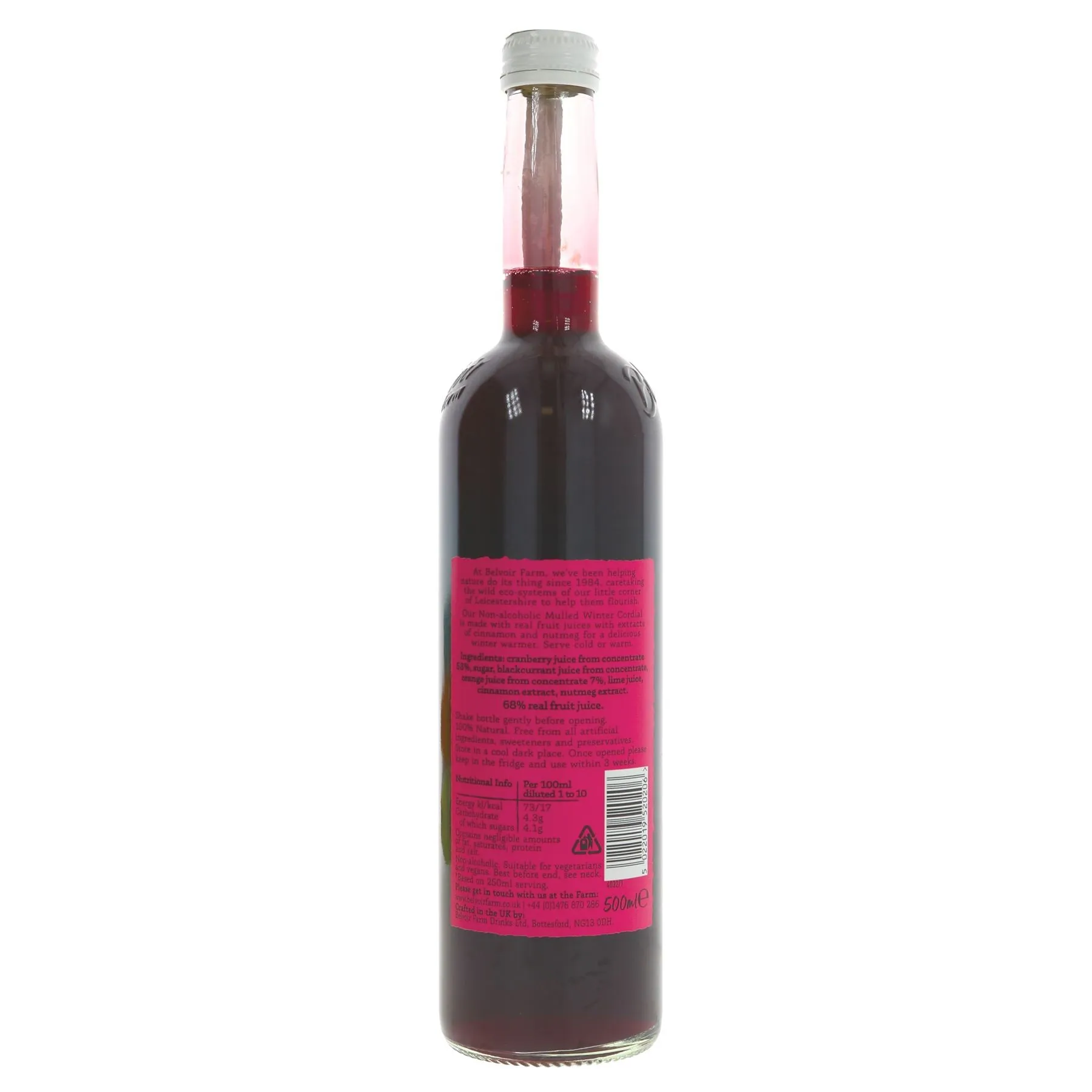 Belvoir | Mulled Winter Cordial | 500ml