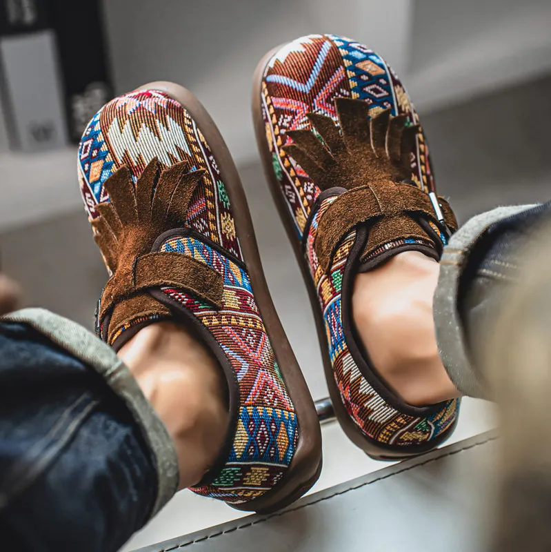 Bjorn Woven Aztec Shoes