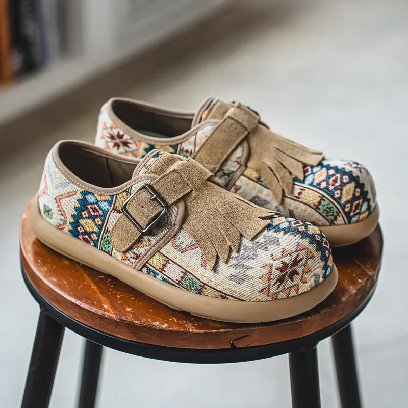 Bjorn Woven Aztec Shoes