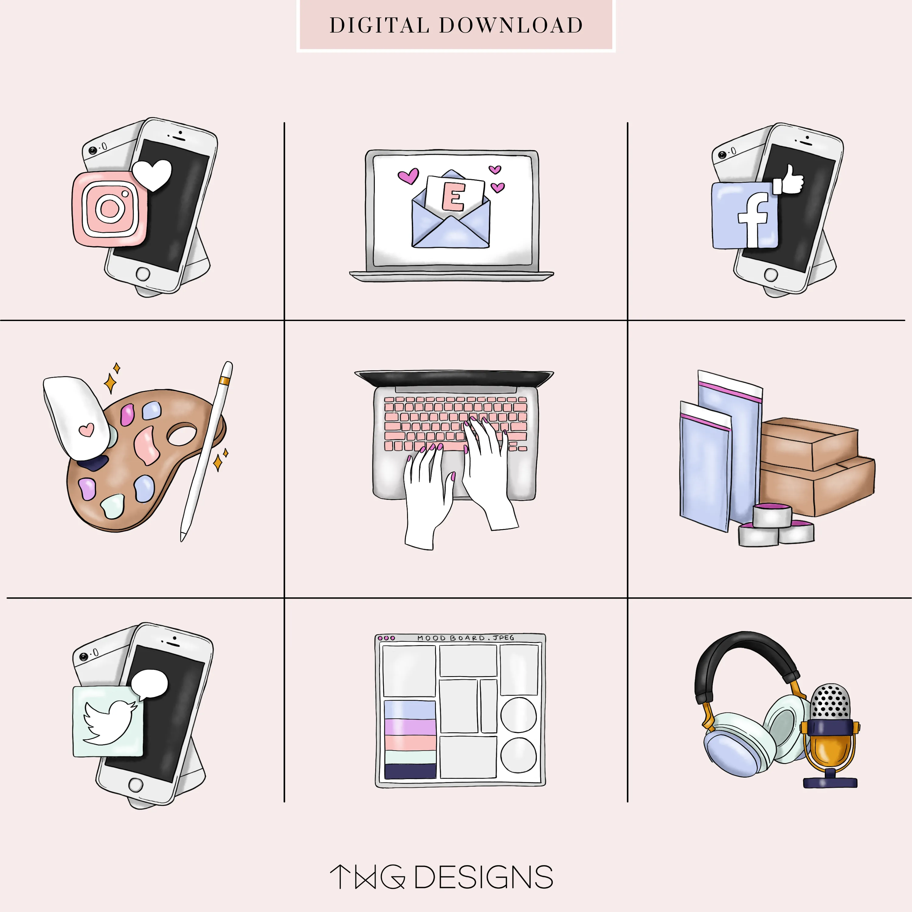 Boss Babe - To Do Planner Icons