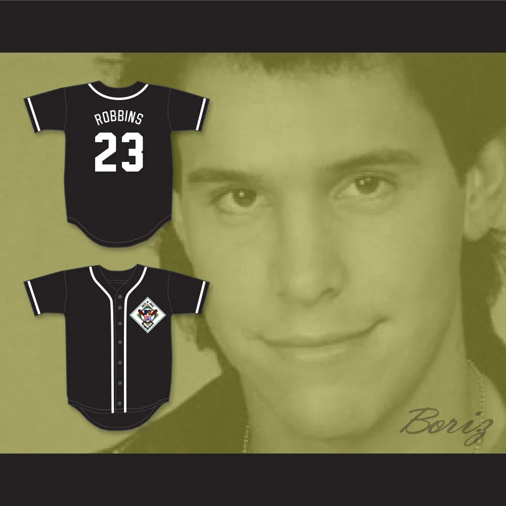 Brian Robbins 23 Aardvarks Baseball Jersey 1st Annual Rock N' Jock Diamond Derby