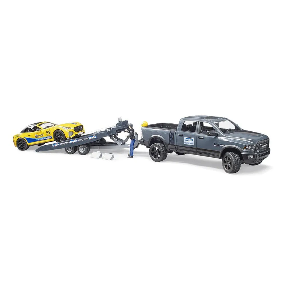 Bruder Leisure Time - RAM 2500 Power Wagon & Bruder Road Racing Team