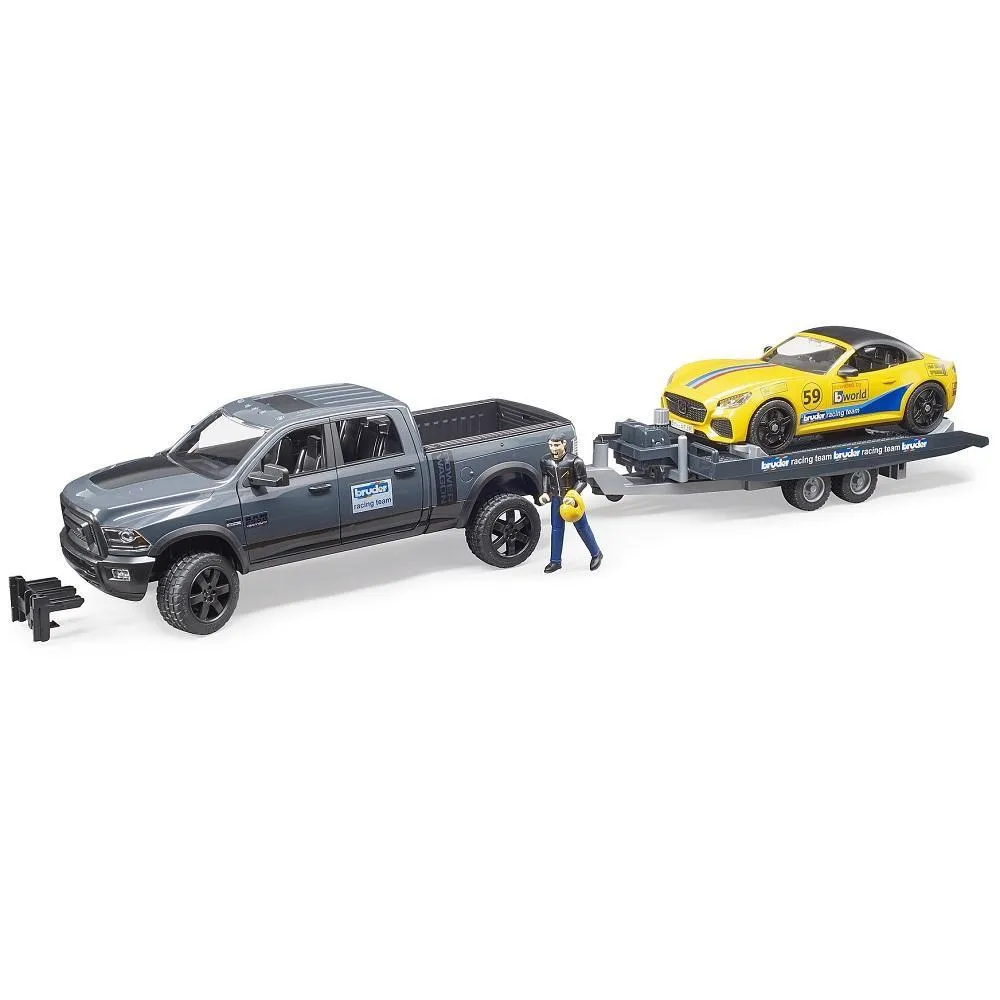 Bruder RAM Power Wagon & Roadster Racing Team