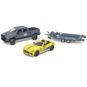 Bruder RAM Power Wagon & Roadster Racing Team