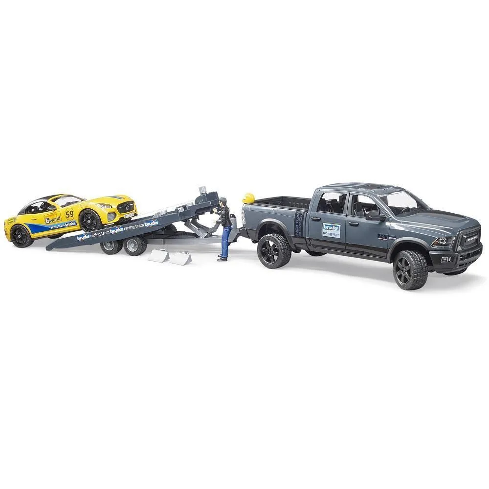 Bruder RAM Power Wagon & Roadster Racing Team