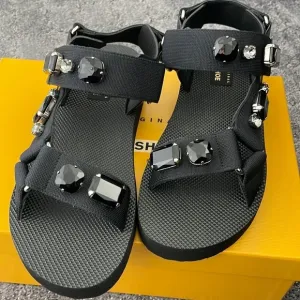 Car Shoe Crystal embellished sandals 36/6