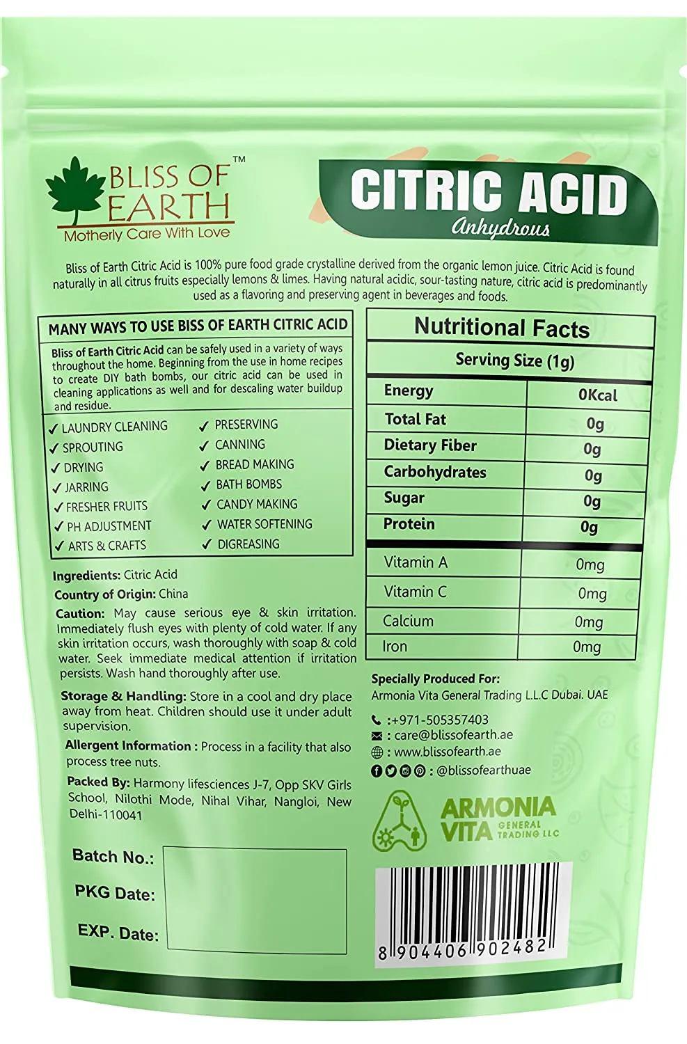 Citric Acid  powder 453gm