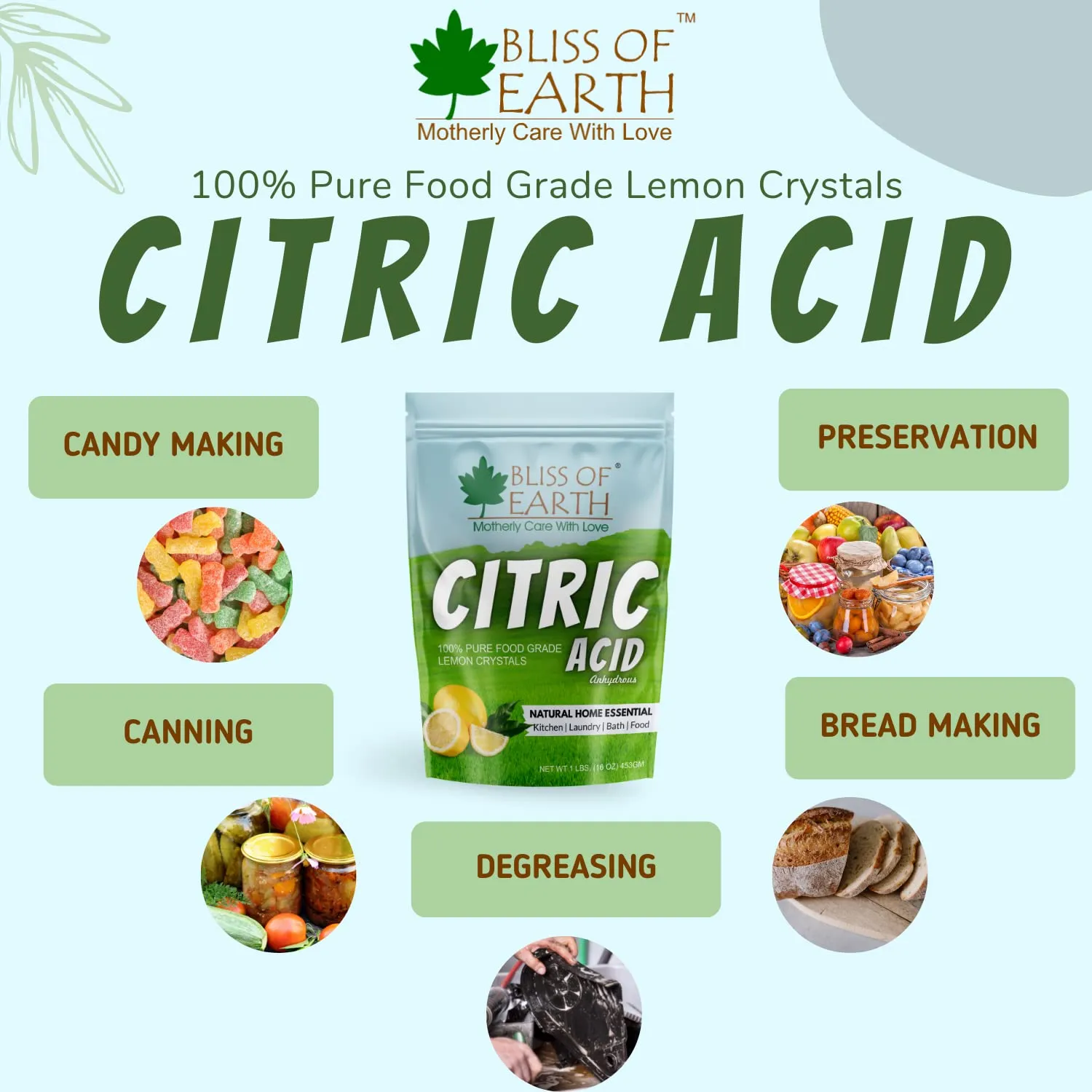 Citric Acid  powder 907gm