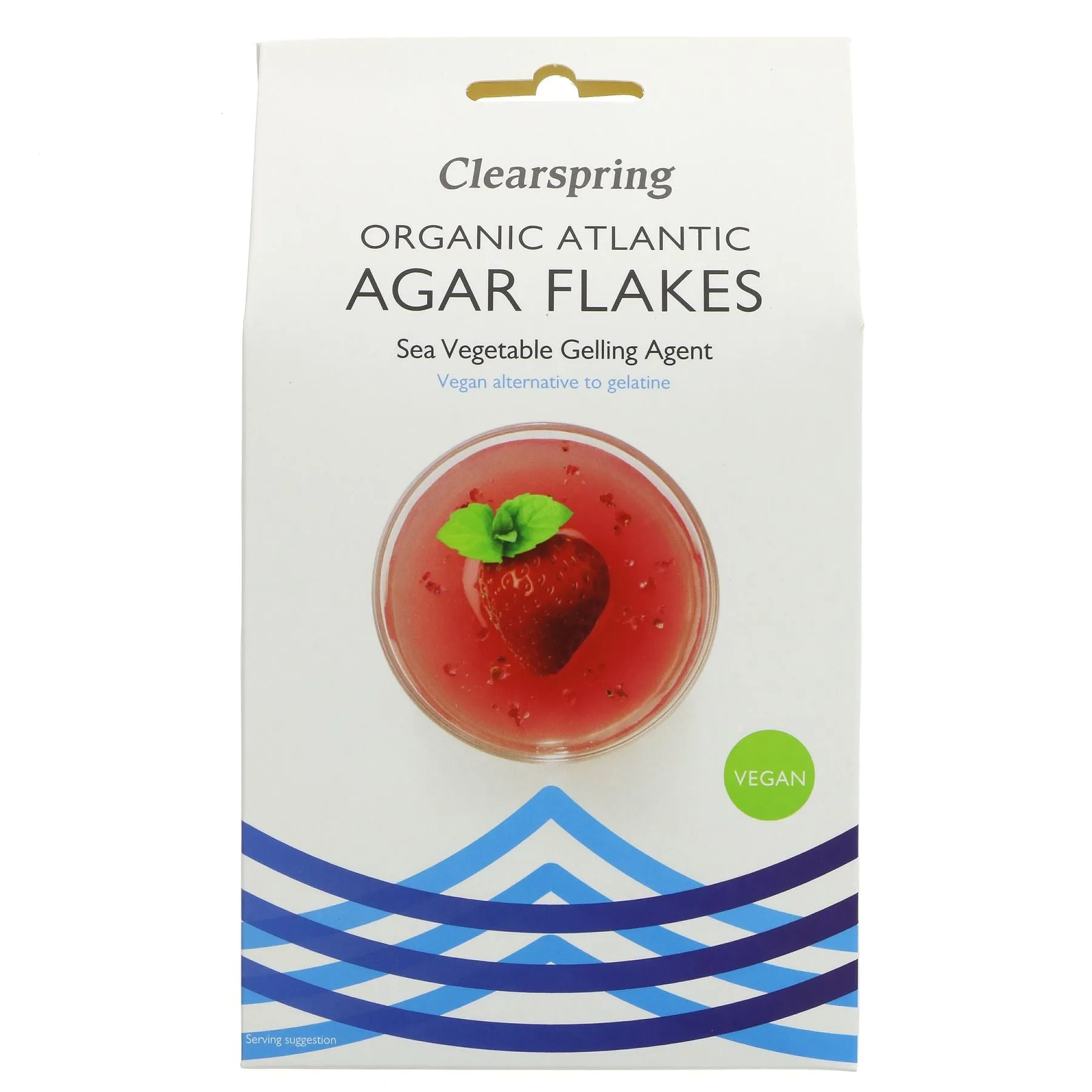 Clearspring | Agar Agar Flakes Gelling Agent - Atlantic agar agar. Organic | 30g