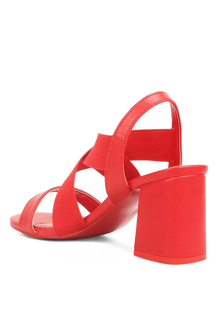 Comfortable Straps Block Heel Sandals