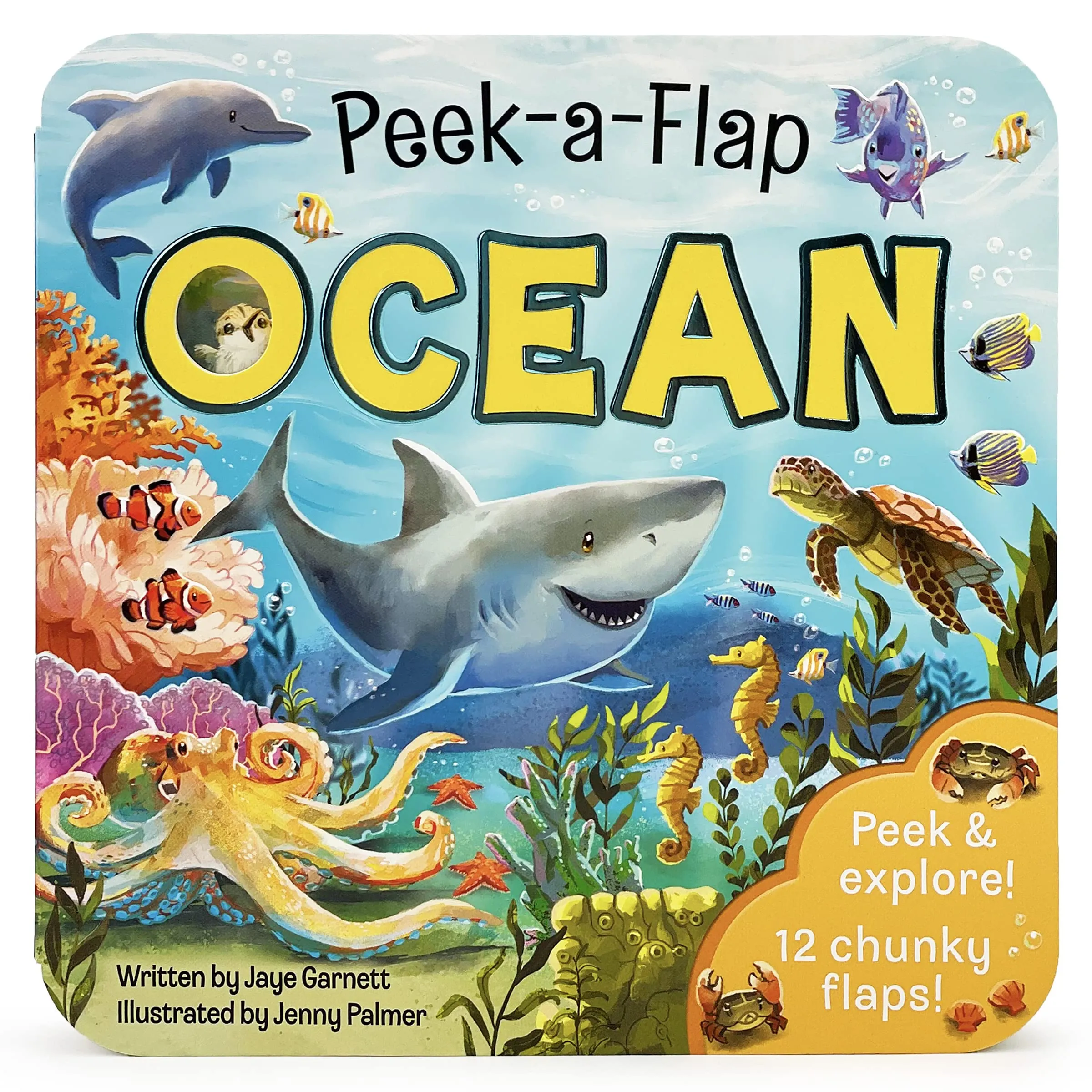 Cottage Door Press: Peek-a-Flap Ocean Board Book