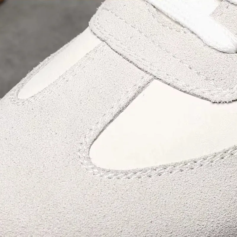 Cow Suede Leather Sneakers For Men Sport Shoes