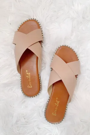 Cross Cross Natural Sandals