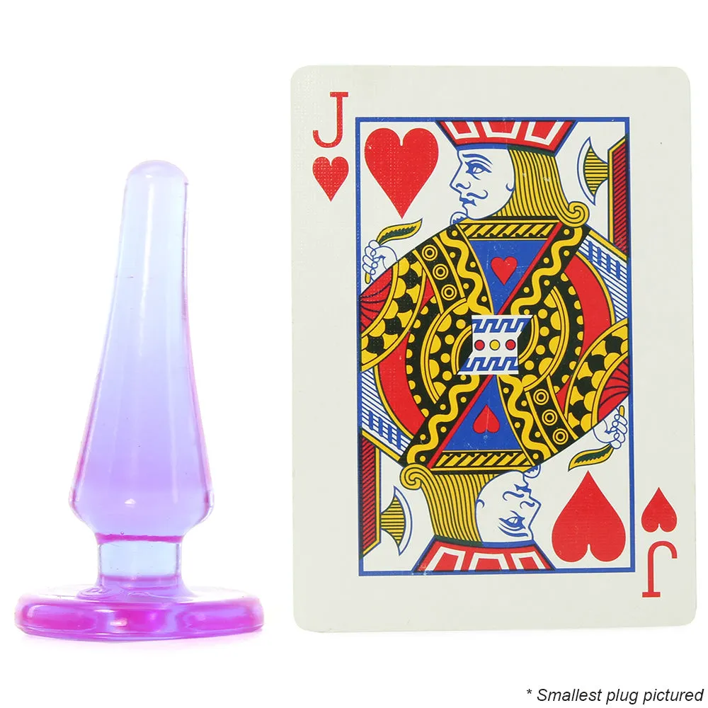 Crystal Jellies Anal Initiation Kit in Purple