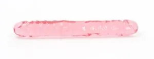 Crystal Jellie's Jr. Double Dong 12-Inch - Pink