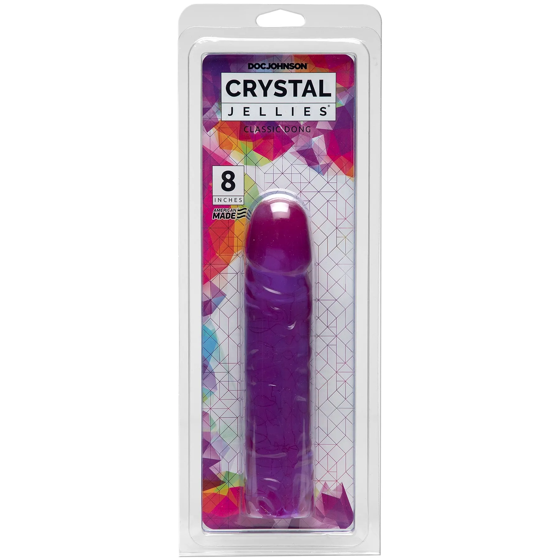 Doc Johnson Crystal Jellies Classic Dong