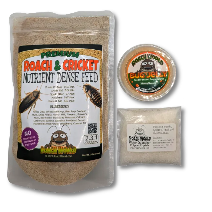 Dubialicious Roach & Cricket Chow Bundle Kit