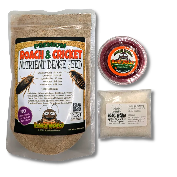 Dubialicious Roach & Cricket Chow Bundle Kit