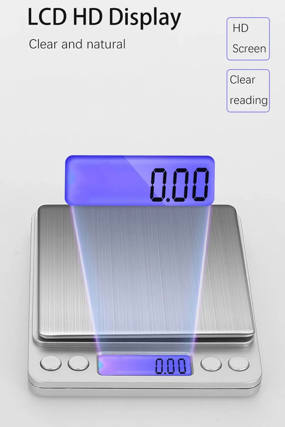 Electronic Digital Kitchen Scales - 10/20/30 Pack