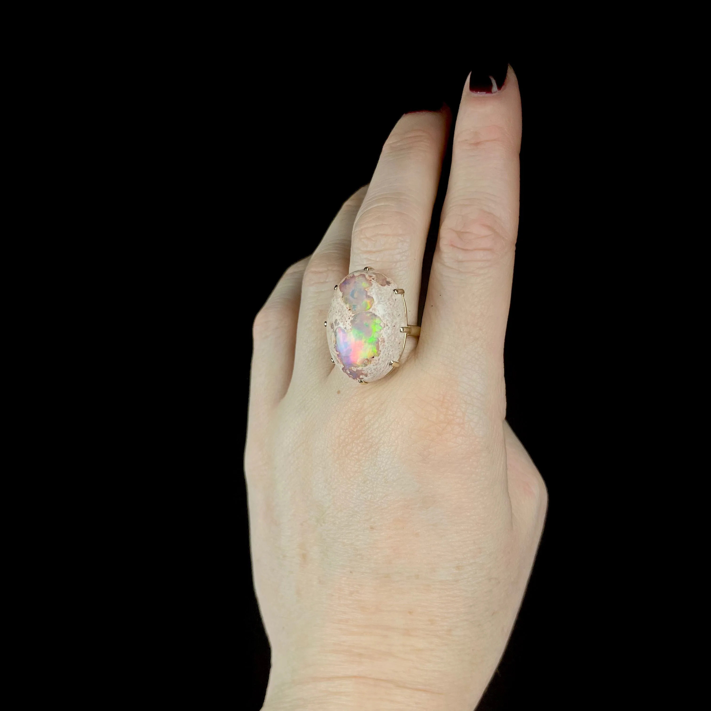 Fire Opal Ring