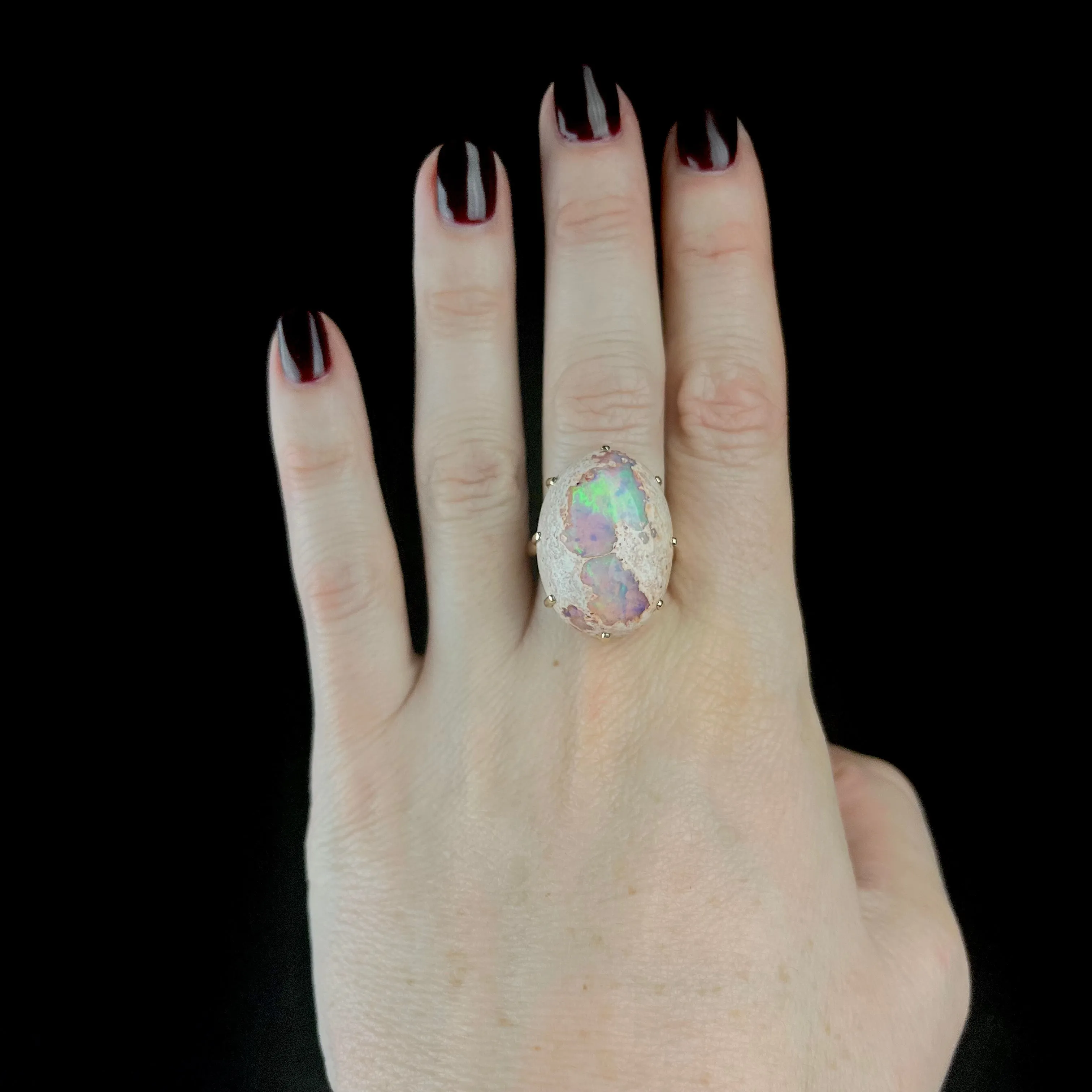 Fire Opal Ring