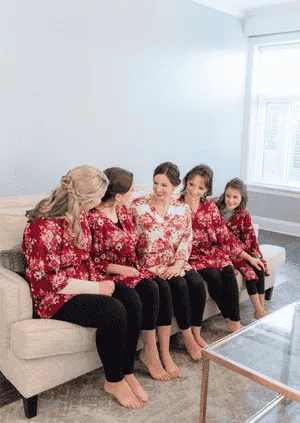 Floral Bridesmaid Robe