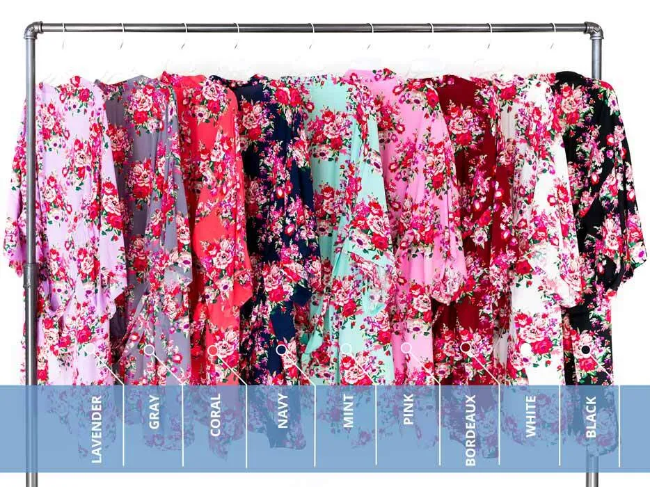Floral Bridesmaid Robe