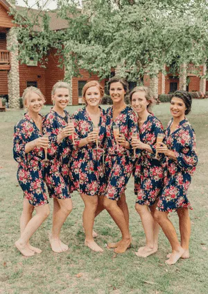 Floral Bridesmaid Robe