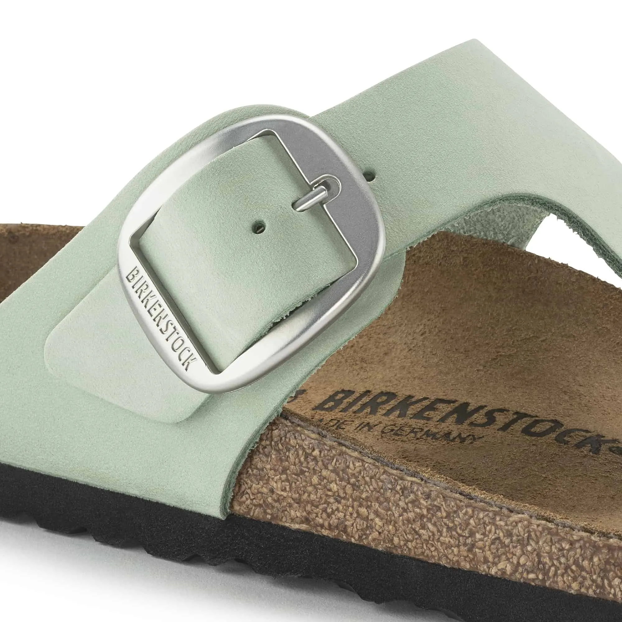 Gizeh Big Buckle Nubuck Leather