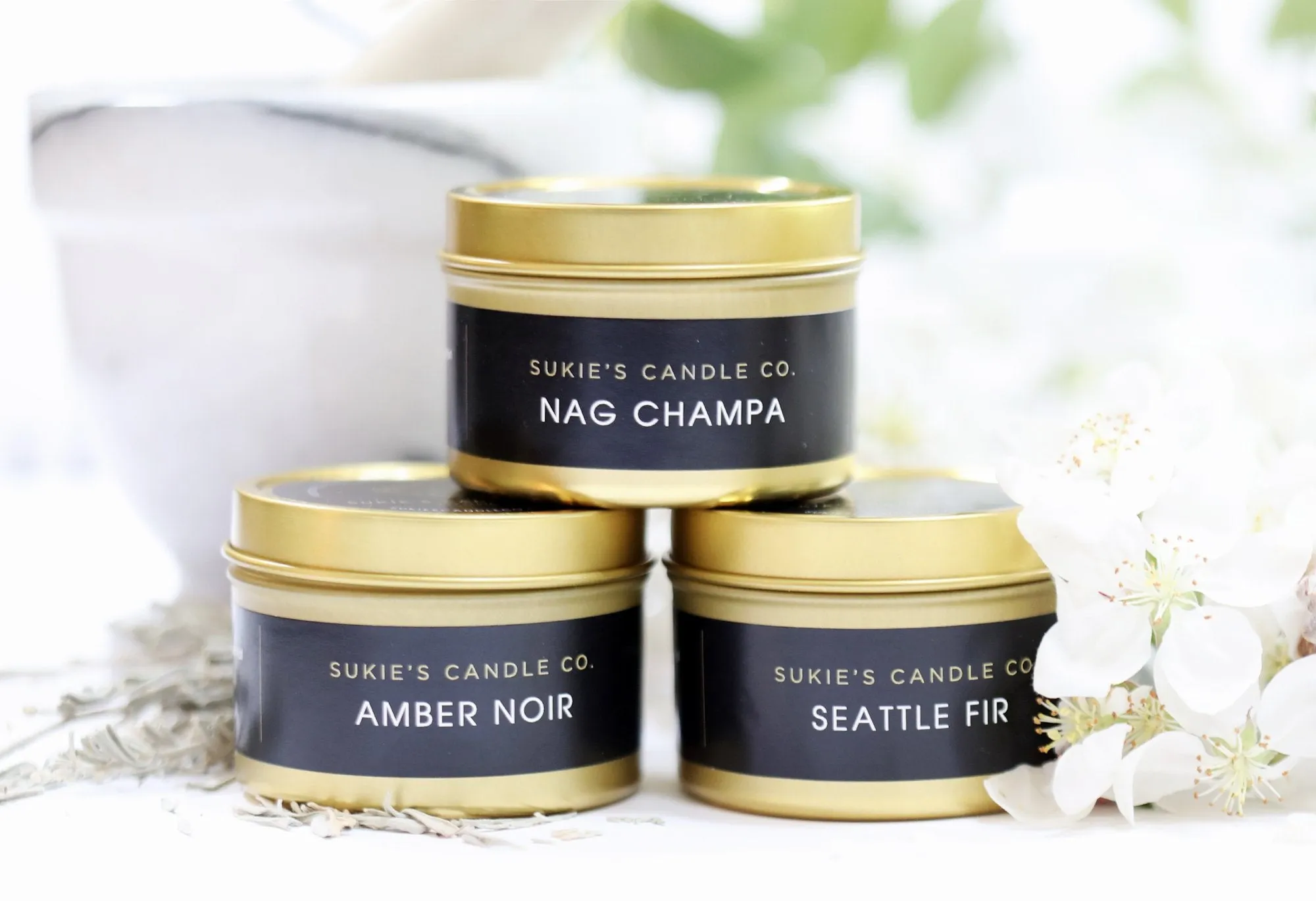 Golden Rose 100% Pure Soy Travel Size Candle
