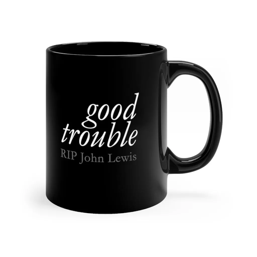 GOOD TROUBLE© - Black mug 11oz