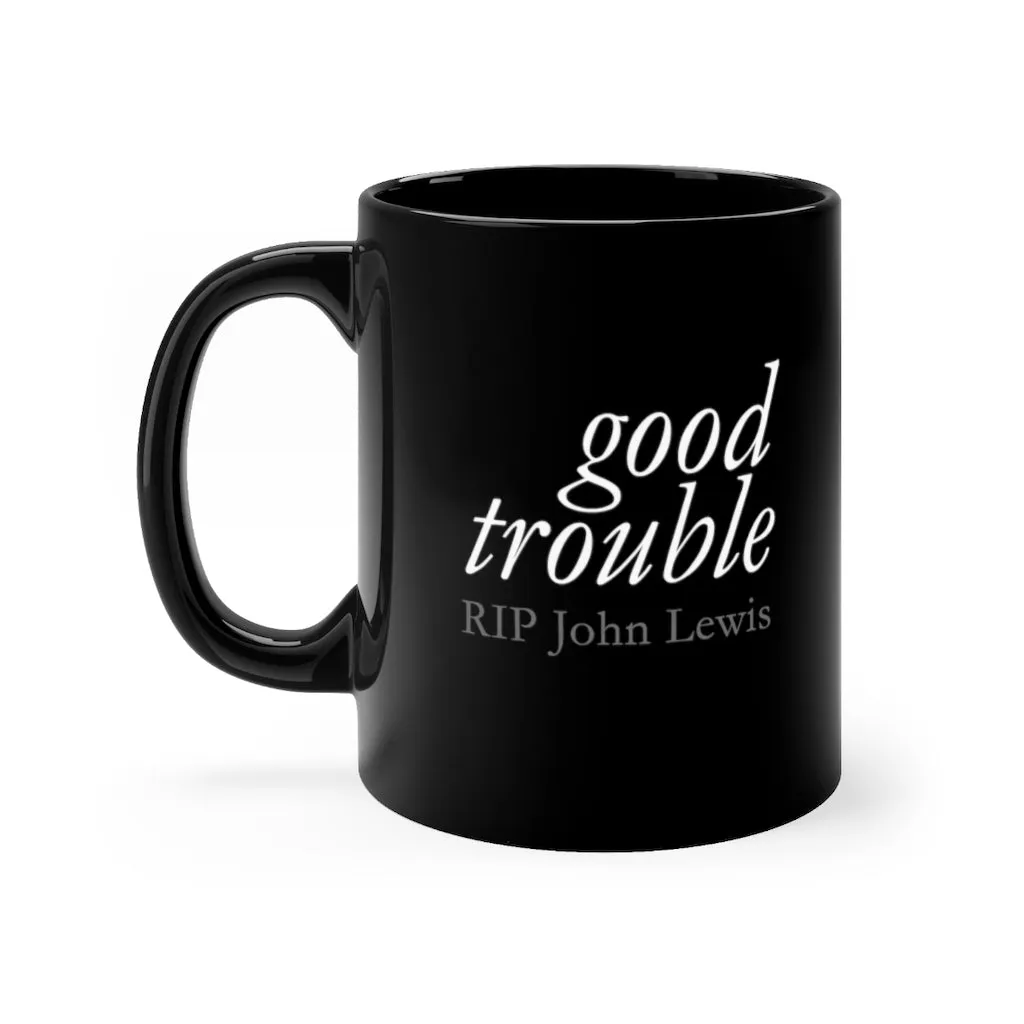 GOOD TROUBLE© - Black mug 11oz