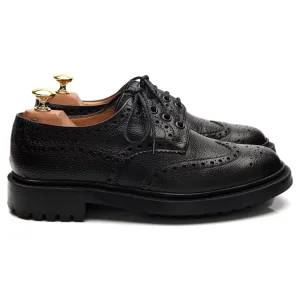 'Gorsley' Black Grain Leather Derby Brogues UK 6 G
