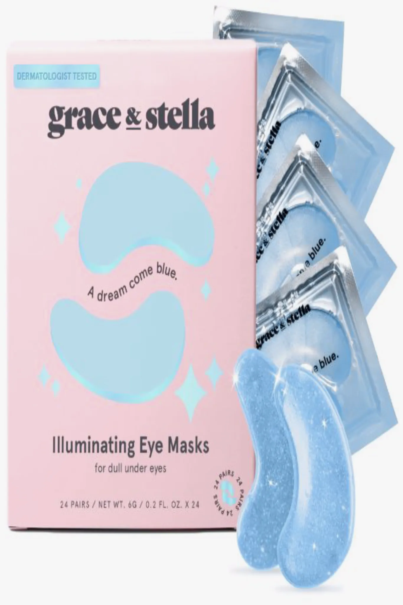 Grace & Stella Eye Masks (24 Pack), VARIOUS