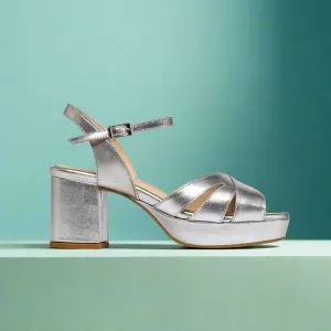 Gracie - Silver metallic