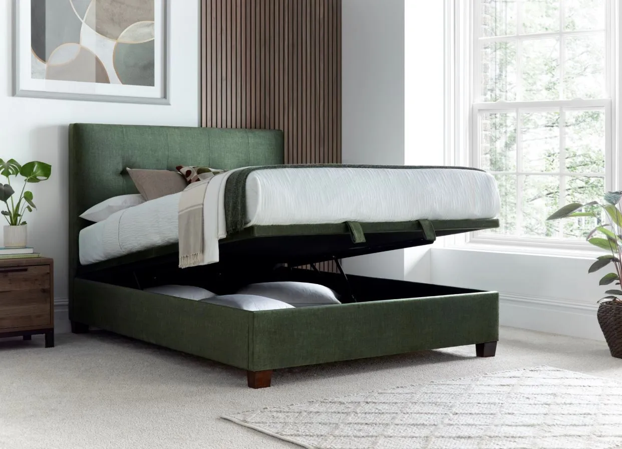 Hampshire 5FT Divan Bed Moss Green