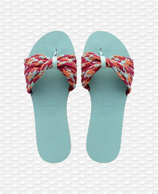 Havaianas You St Tropez Mesh Blue Multi Flip Flops