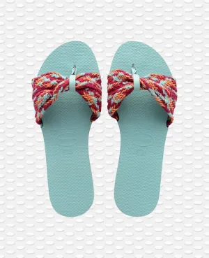 Havaianas You St Tropez Mesh Blue Multi Flip Flops
