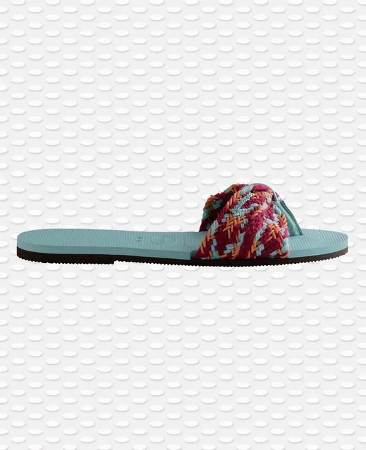 Havaianas You St Tropez Mesh Blue Multi Flip Flops