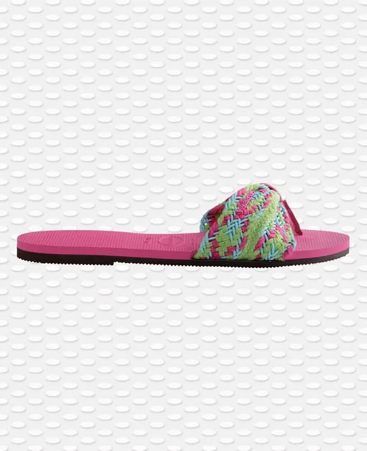 Havaianas You St Tropez Mesh Pink Multi Flip Flops